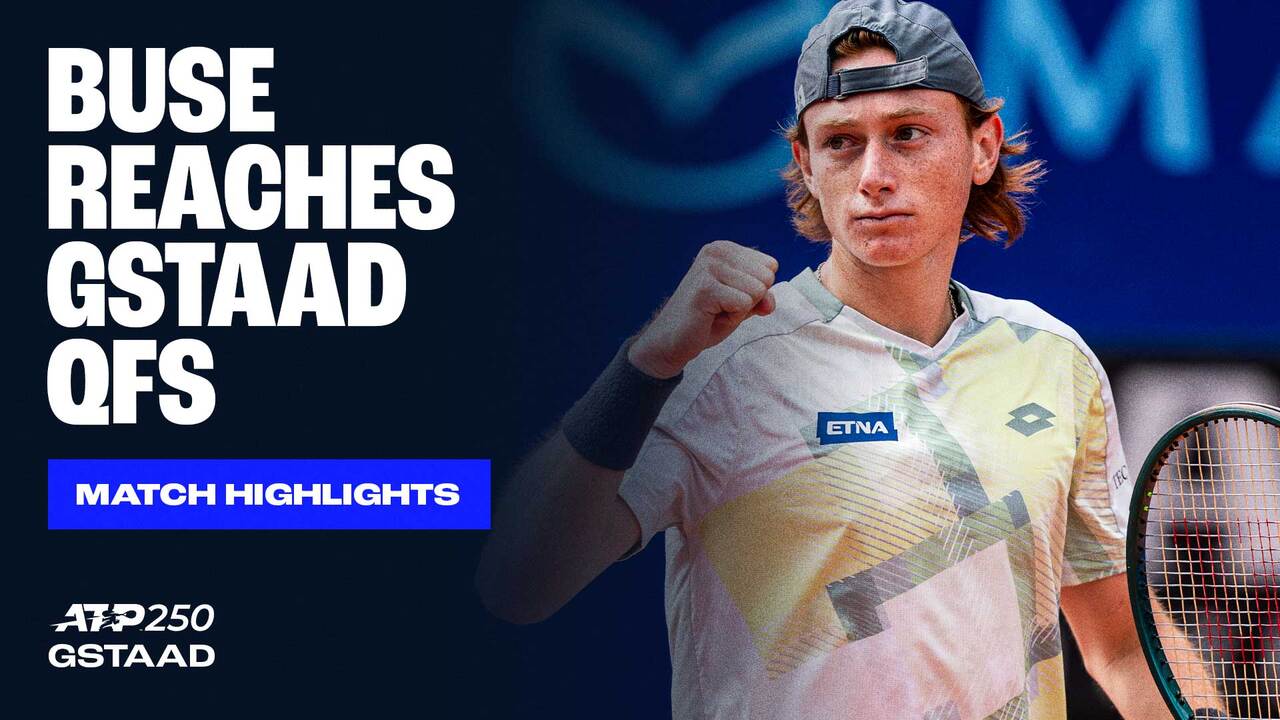 Highlights: Buse books QF spot in Gstaad 2025