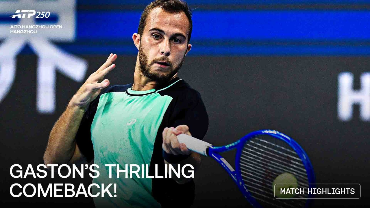 Highlights: Gaston rallies past Faria to reach Hangzhou 2026 QF