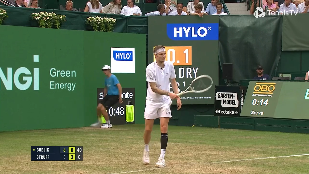 Hot Shot Bublik Backs Up Underarm Serve With Sublime Lob In Halle