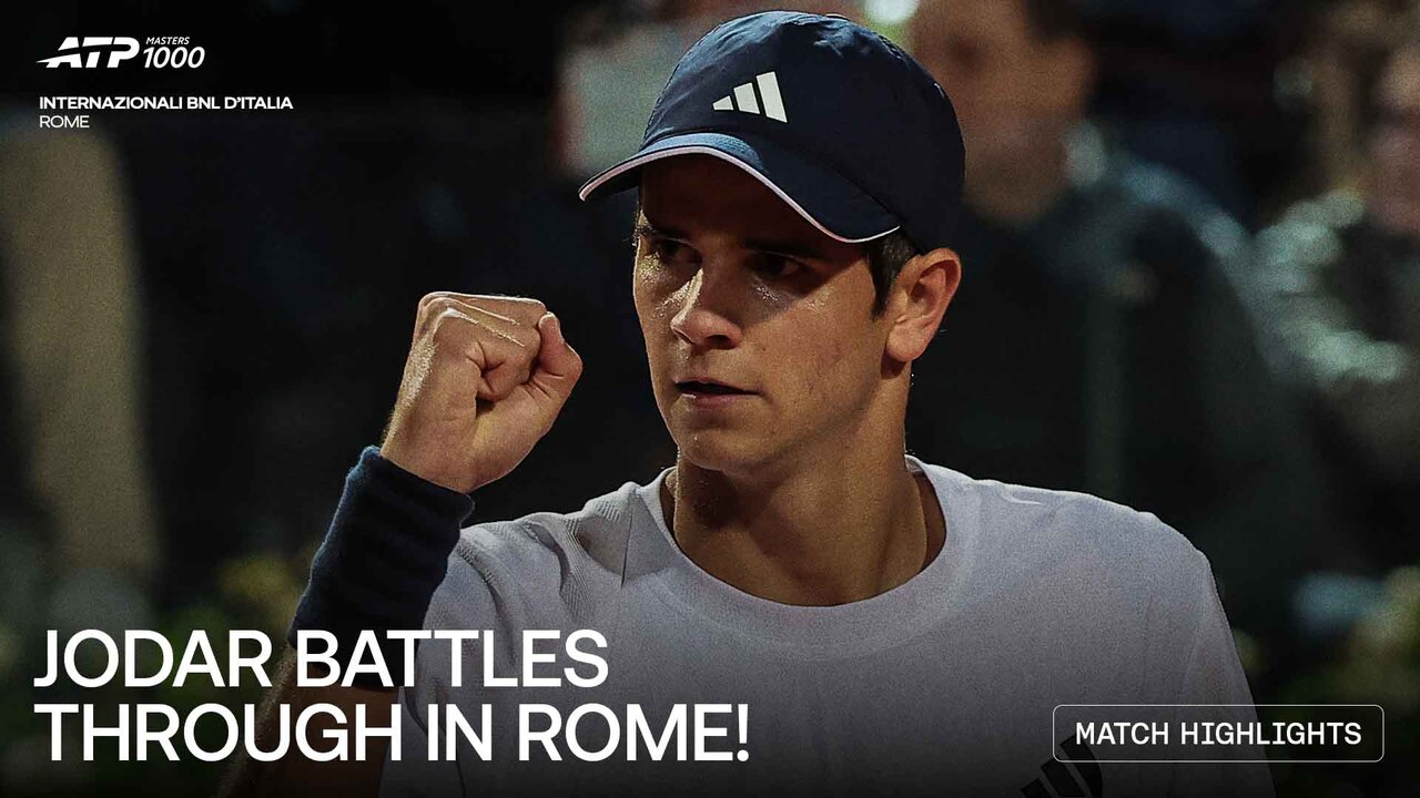 Highlights: Jodar survives Arnaldi in Rome R3