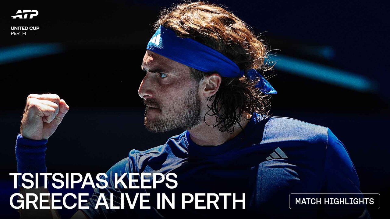 Highlights: Tsitsipas stuns Fritz to bring Greece level in United Cup QFs