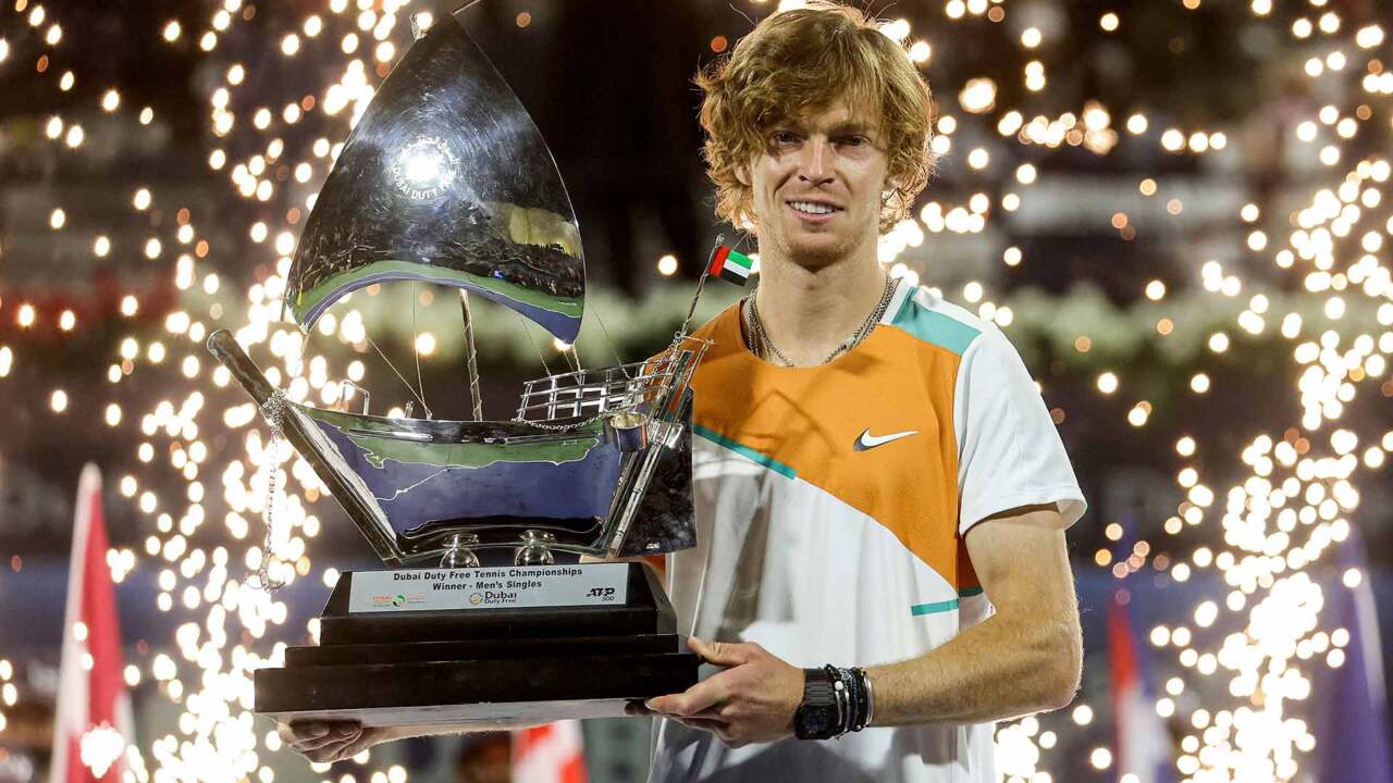 Highlights: Rublev Defeats Vesely For Dubai Title