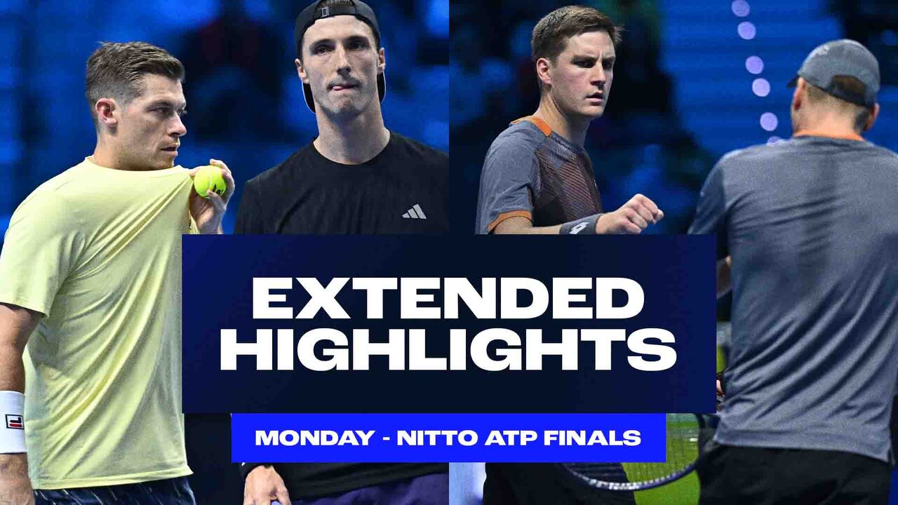 Extended Doubles Highlights: Salisbury/Skupski, Heliovaara/Patten win on Turin Day 2