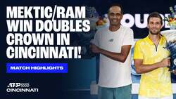 Highlights: Mektic/Ram vencen a Musetti/Sonego en la final de Cincinnati
