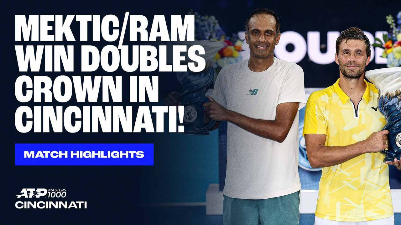 Highlights: Mektic/Ram edge Musetti/Sonego for maiden Masters 1000 title in Cincinnati