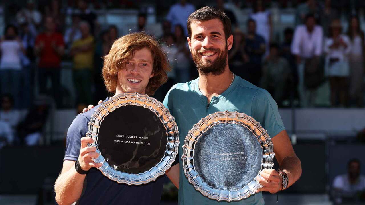 Khachanov and Rublev Win Madrid Doubles Title ATP Tour Tennis