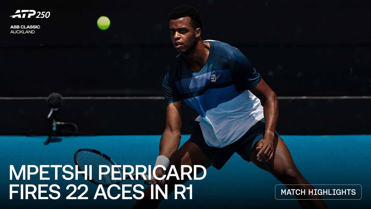 Highlights: Mpetshi Perricard downs Bautista Agut on Auckland debut