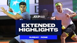 Highlights Extendidas: Alcaraz, Zverev, Fils avanzan; Moutet sorprende en Rune, Medvedev gana en Roma
