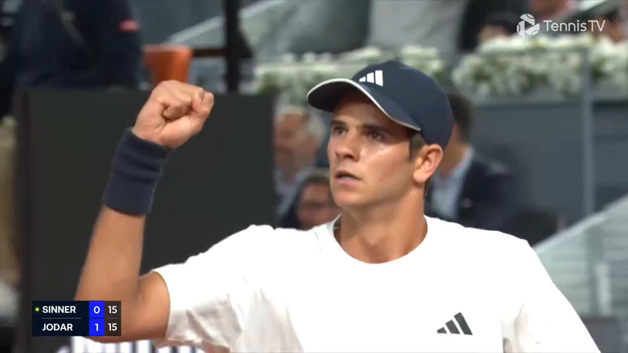 Hot Shot: Sinner's net play is just not enough for Jodar in Madrid 2026 QF