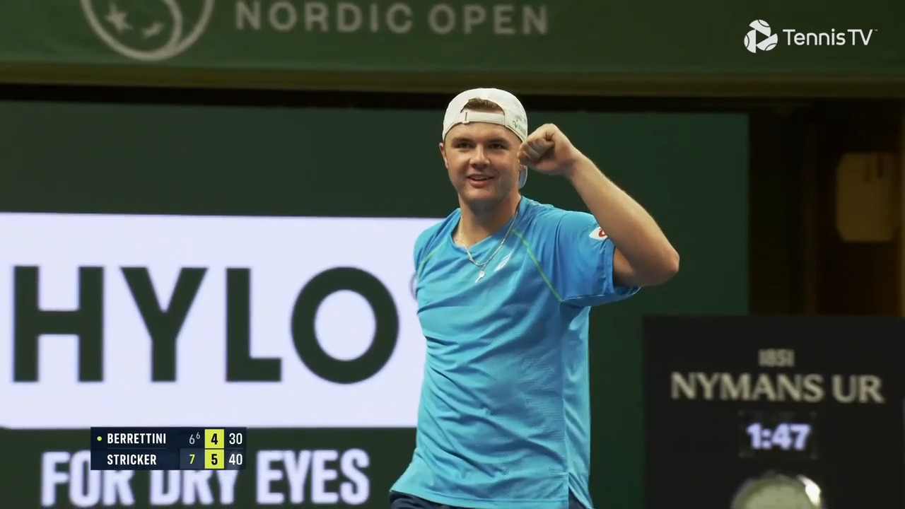 Highlights: Stricker upsets Berrettini in Stockholm