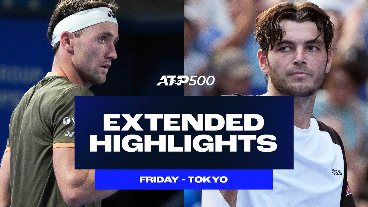 Extended Highlights: Ruud, Fritz seal QF spots in Tokyo
