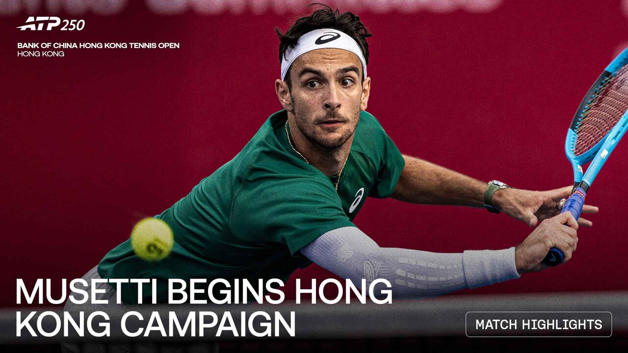 Highlights: Musetti outlasts Etcheverry in Hong Kong, books QF spot