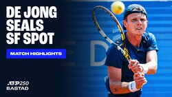 Highlights: De Jong upsets countryman Griekspoor in Bastad 2025