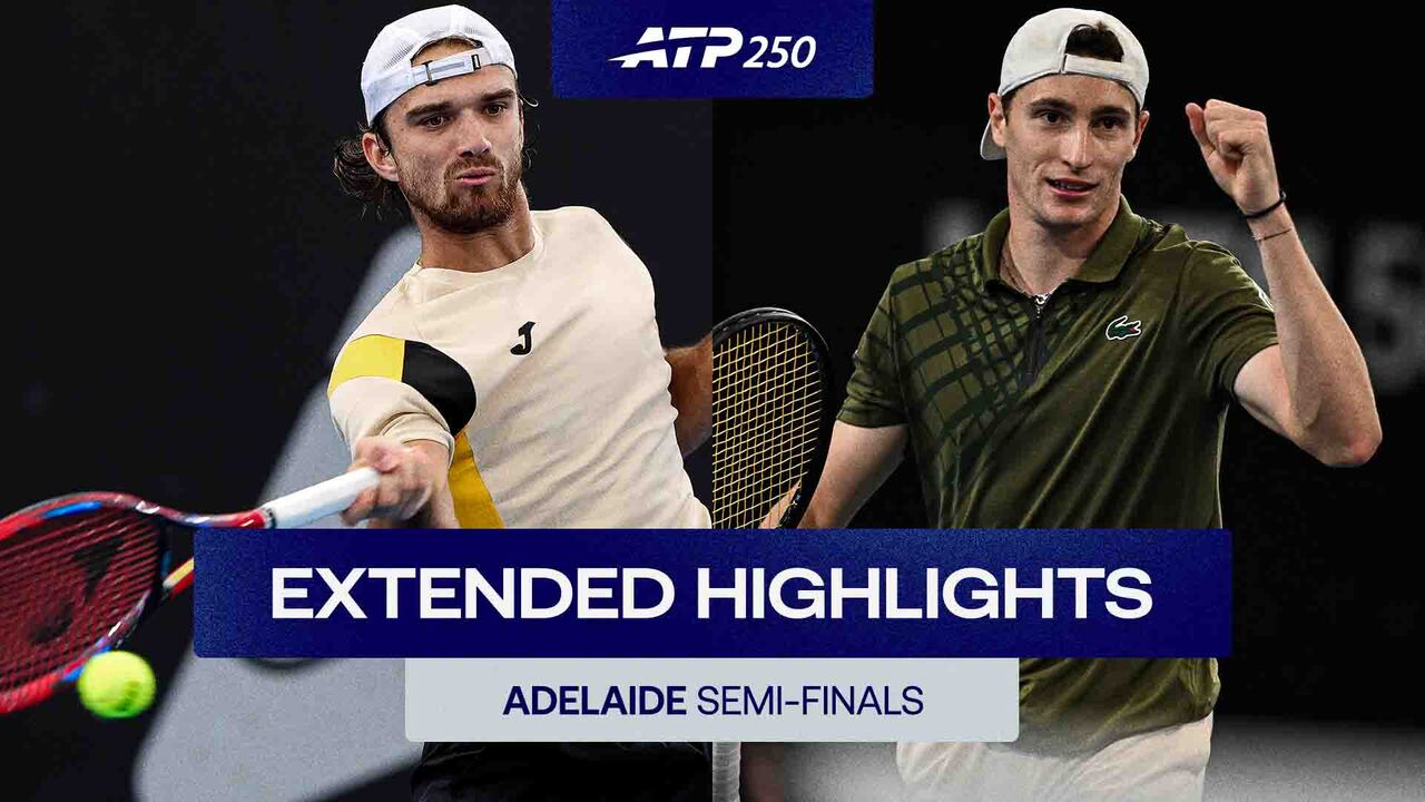 Extended Highlights: Machac, Paul set Adelaide 2026 final showdown