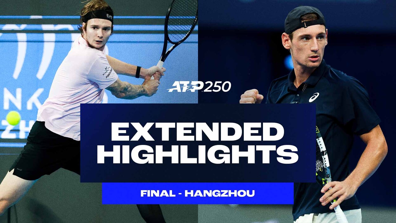 Extended Highlights: Bublik battles Royer for Hangzhou title 