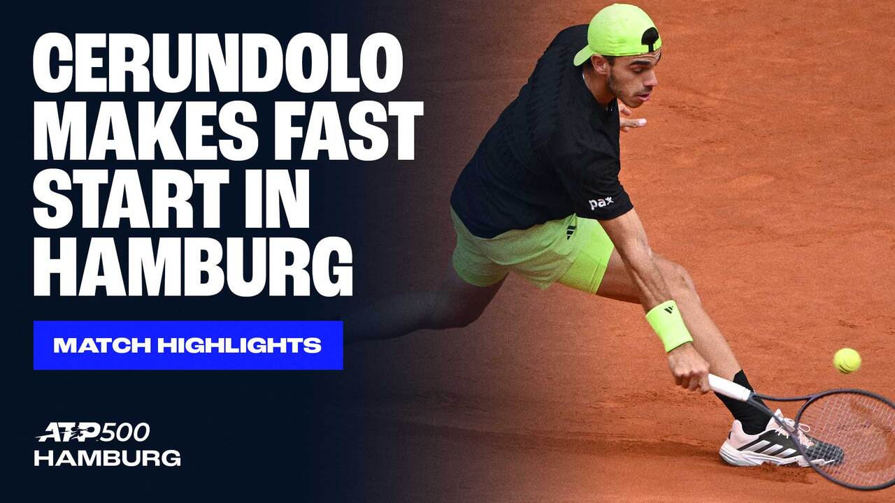 Highlights: Cerúndolo suma un firme triunfo en Hamburgo 2025