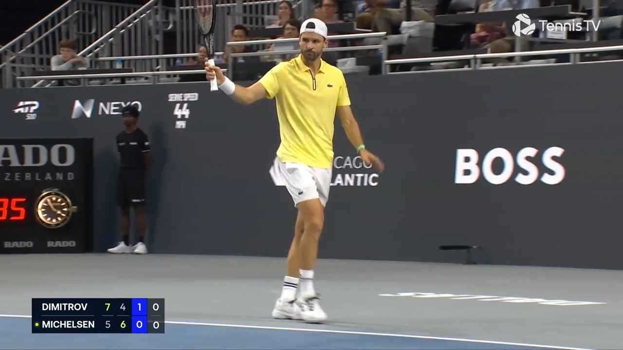 Hot Shot: Dazzling Dimitrov says, 'Sorry, not sorry' in Dallas 2026