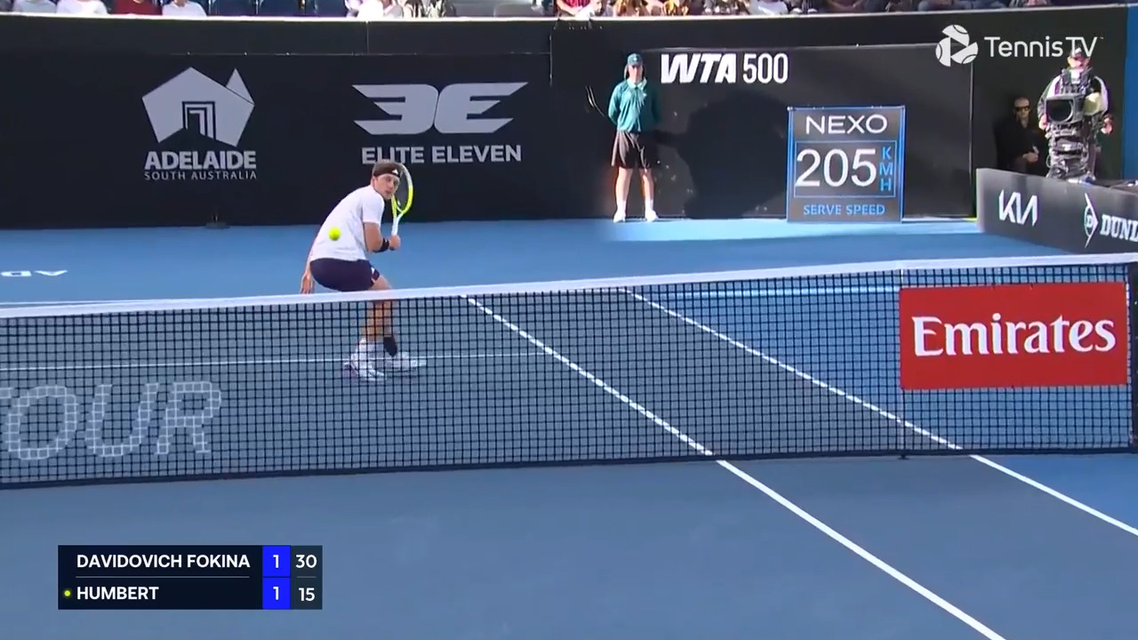 Hot Shot: Davidovich Fokina impresses himself, Humbert with smooth pickup in Adelaide 