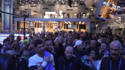 Fans Flock To Djokovic's Final Practice In Turin