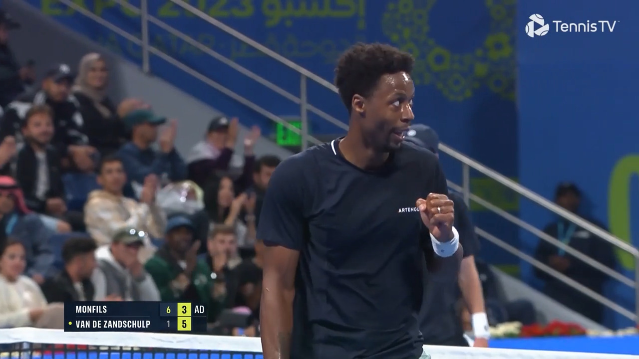 Hot Shot: Precioso revés ganador de Monfils en Doha