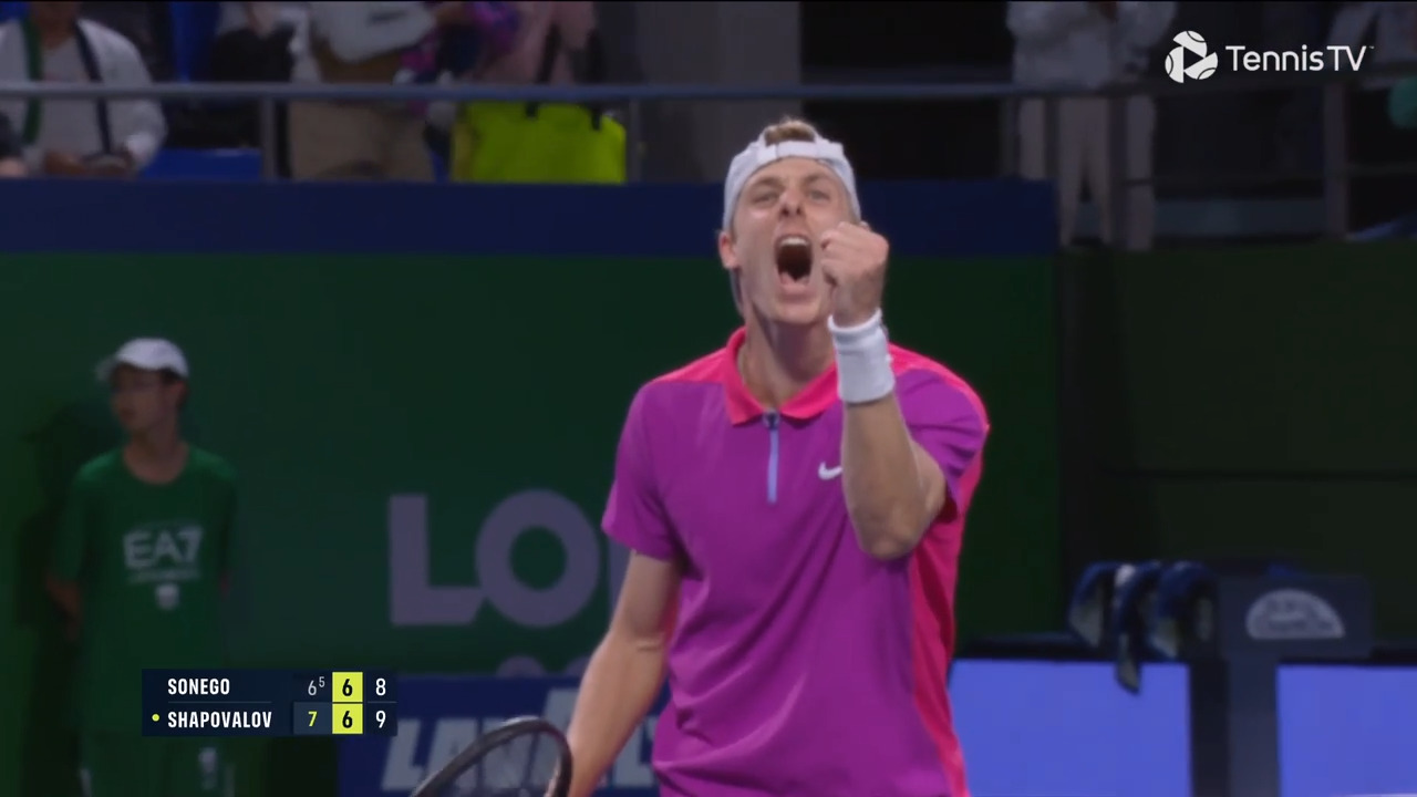 Highlights: Shapovalov battles past Sonego in Shanghai 2024