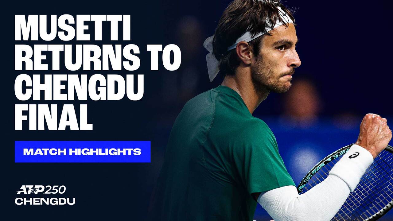 Highlights: Musetti soars to Chengdu title match