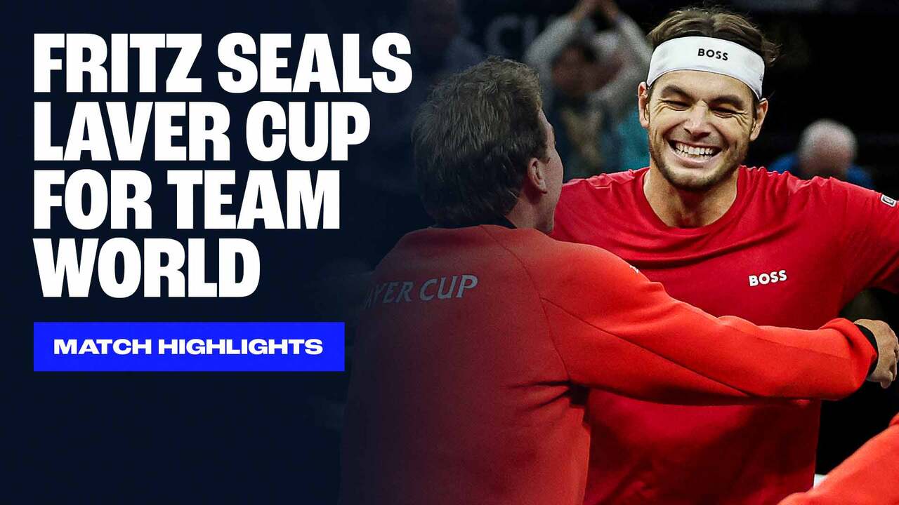 Highlights: Fritz defeats Zverev in Laver Cup clincher