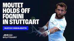Highlights: Moutet edges Fognini, charges into Stuttgart R2 2025