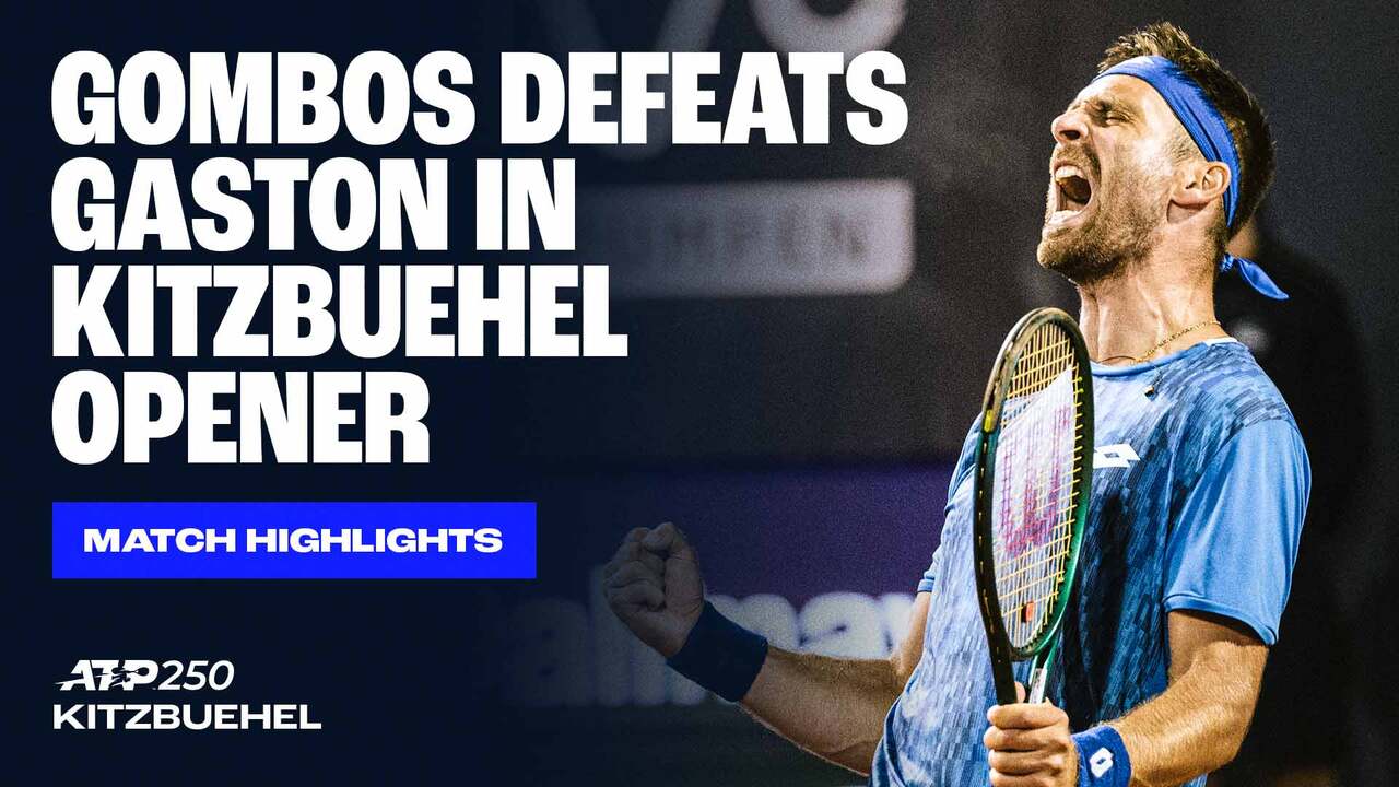 Highlights: Qualifier Gombos downs former finalist Gaston in Kitzbuehel R1 2025