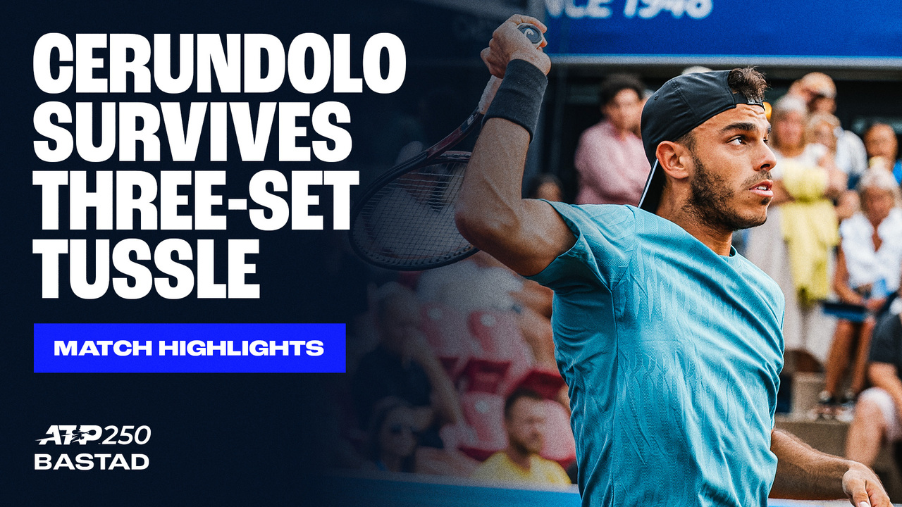 Highlights: Cerundolo defeats Dzumhur in three-set Bastad 2025 QF