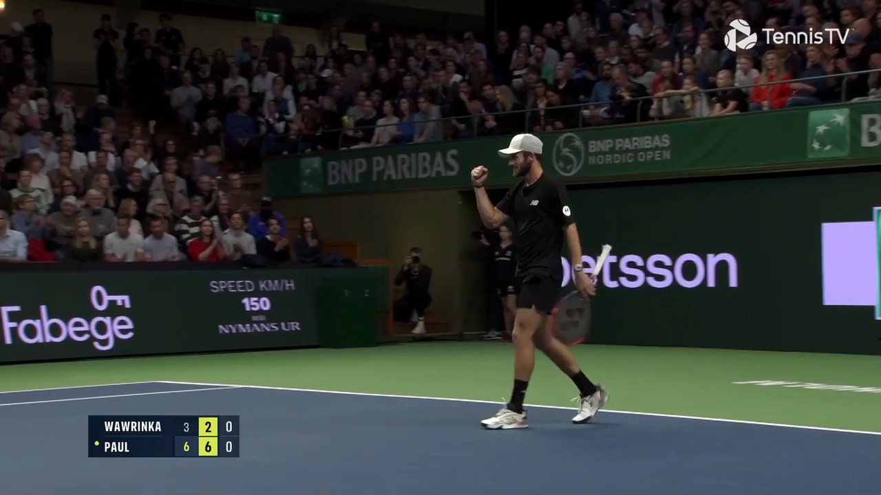 Highlighs: Paul supera a Wawrinka rumbo a la final de Estocolmo