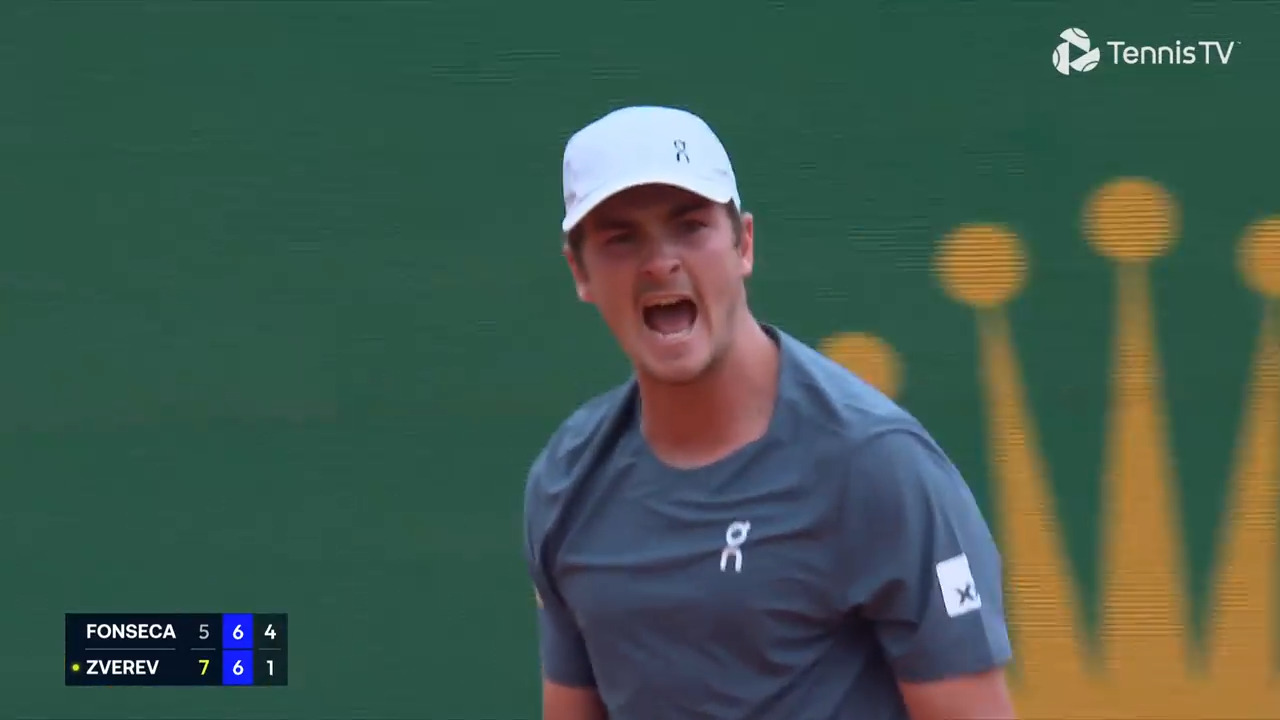 Hot Shot: Fonseca's extended grunt means only one thing in Monte-Carlo 2026 QF