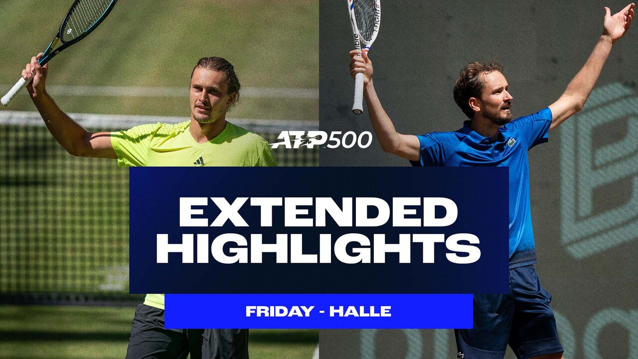 Extended Highlights: Zverev, Medvedev, Bublik among QF winners in Halle
