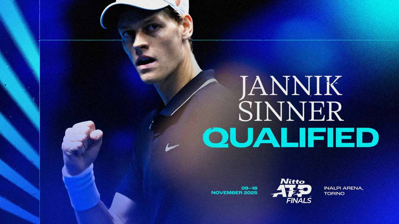Jannik Sinner qualifies for the 2025 Nitto ATP Finals