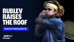 Highlights: Rublev pasa a Fearnley en París 2025, suma su primer triunfo desde agosto
