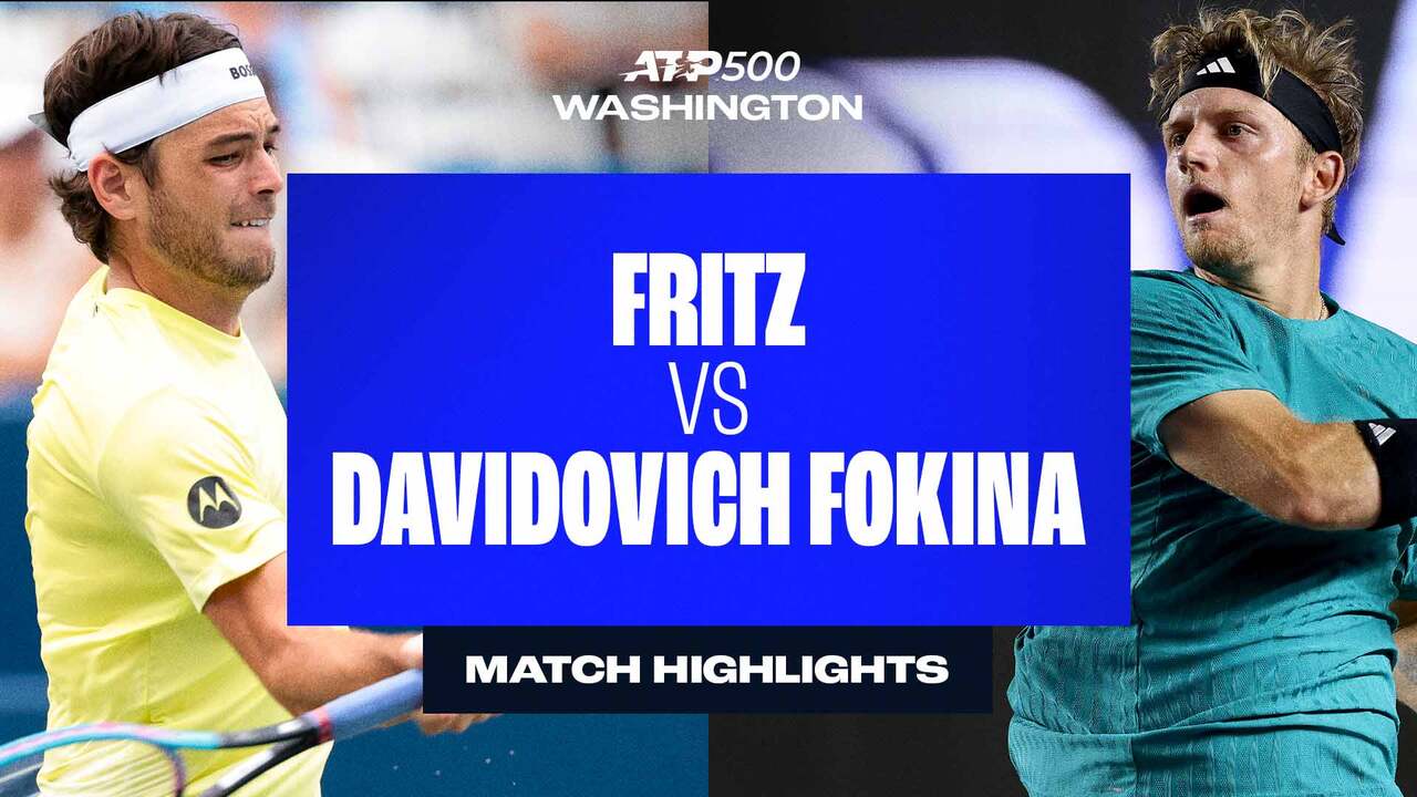 Highlights: Davidovich Fokina defeats Fritz in late-night Washington QF thriller 2025
