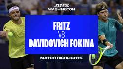 Highlights: Davidovich Fokina defeats Fritz in late-night Washington QF thriller