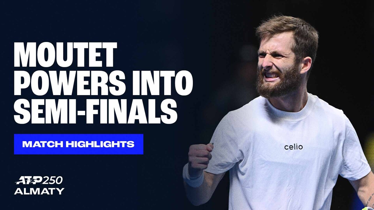 Highlights: Moutet halts Struff's run in Almaty, reaches 4th SF since June