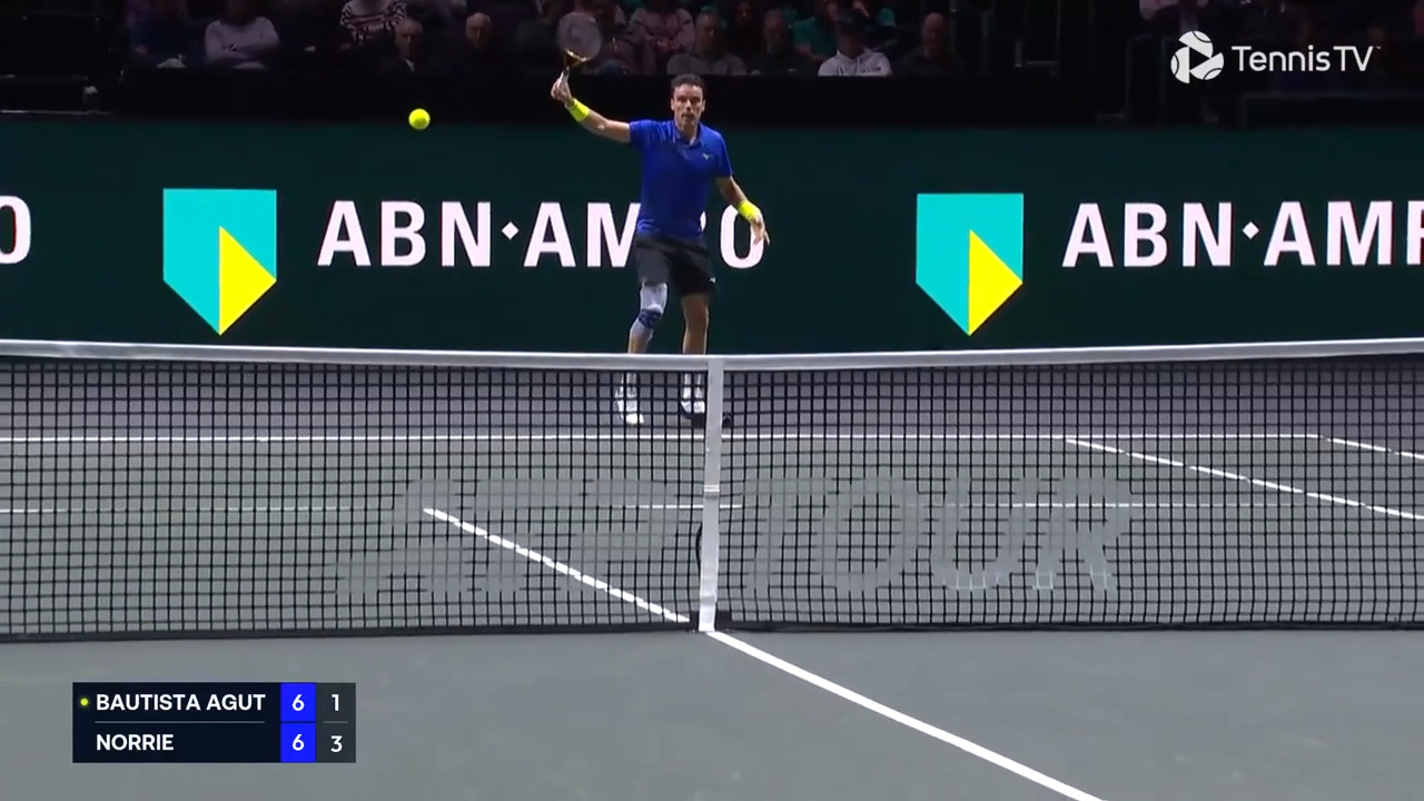 Hot Shot: 'Beautiful' Bautista Agut hits delightful dropper in Rotterdam