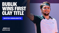 Highlights: Bublik battles past Cerundolo to Gstaad 2025 crown