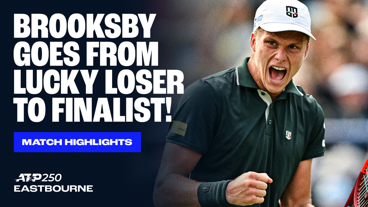 Highlights: Lucky loser Brooksby sinks Humbert, advances to Eastbourne final