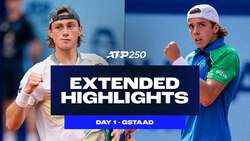 Extended Highlights: Buse stuns Djere; Cazaux, Majchrzak win openers in Gstaad