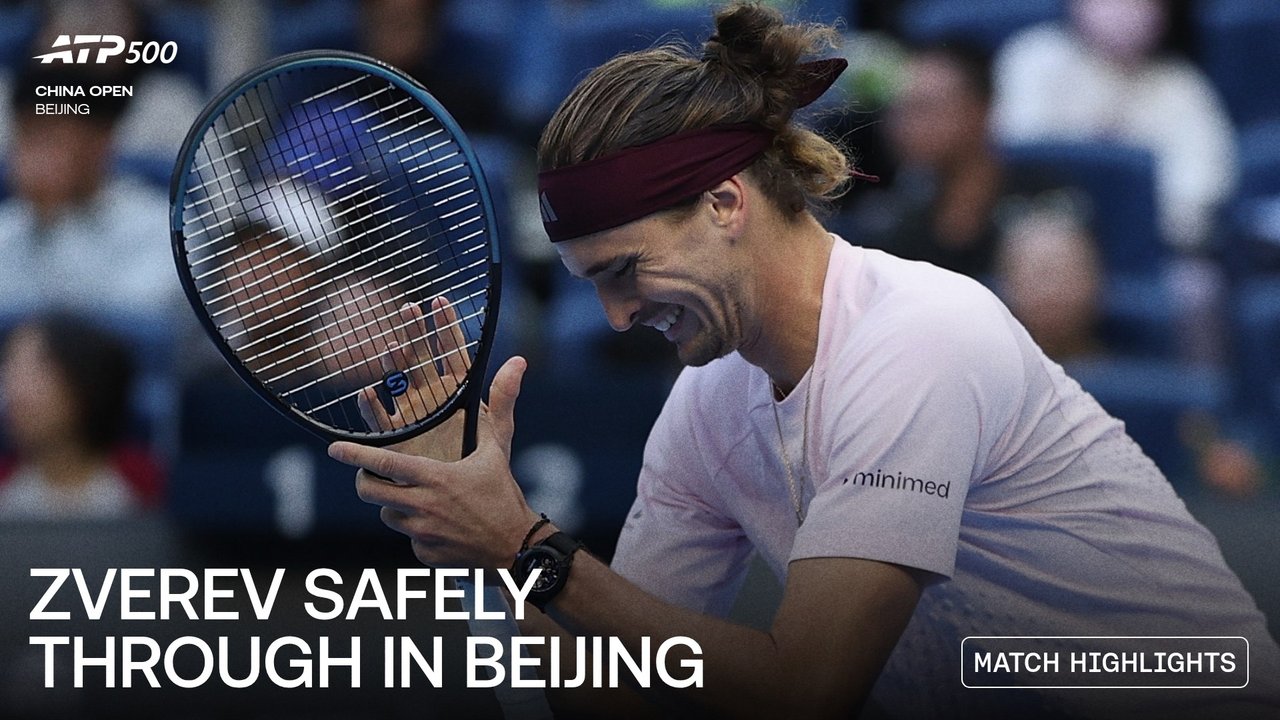 Highlights: Zverev firma un gran estreno ante Norrie en Pekín