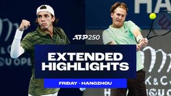 Highlights extendidas: Cazaux y Korda avanzan en Hangzhou