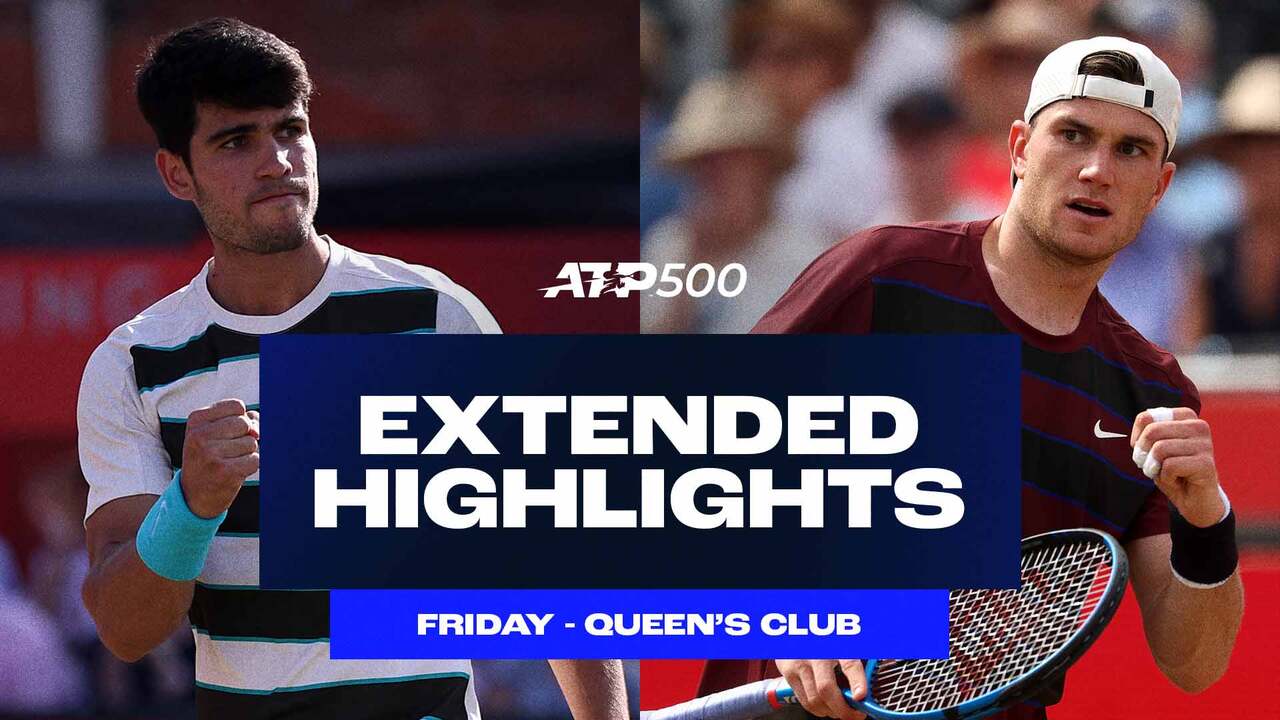 Extended Highlights: Alcaraz, Draper, Lehecka march into SFs at Queen's Club