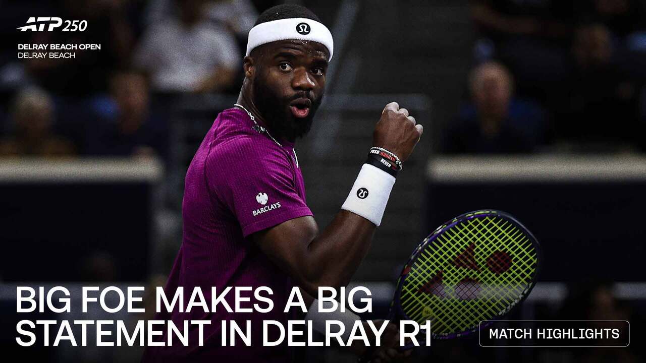 Highlights: Tiafoe back on track in Delray Beach 2026