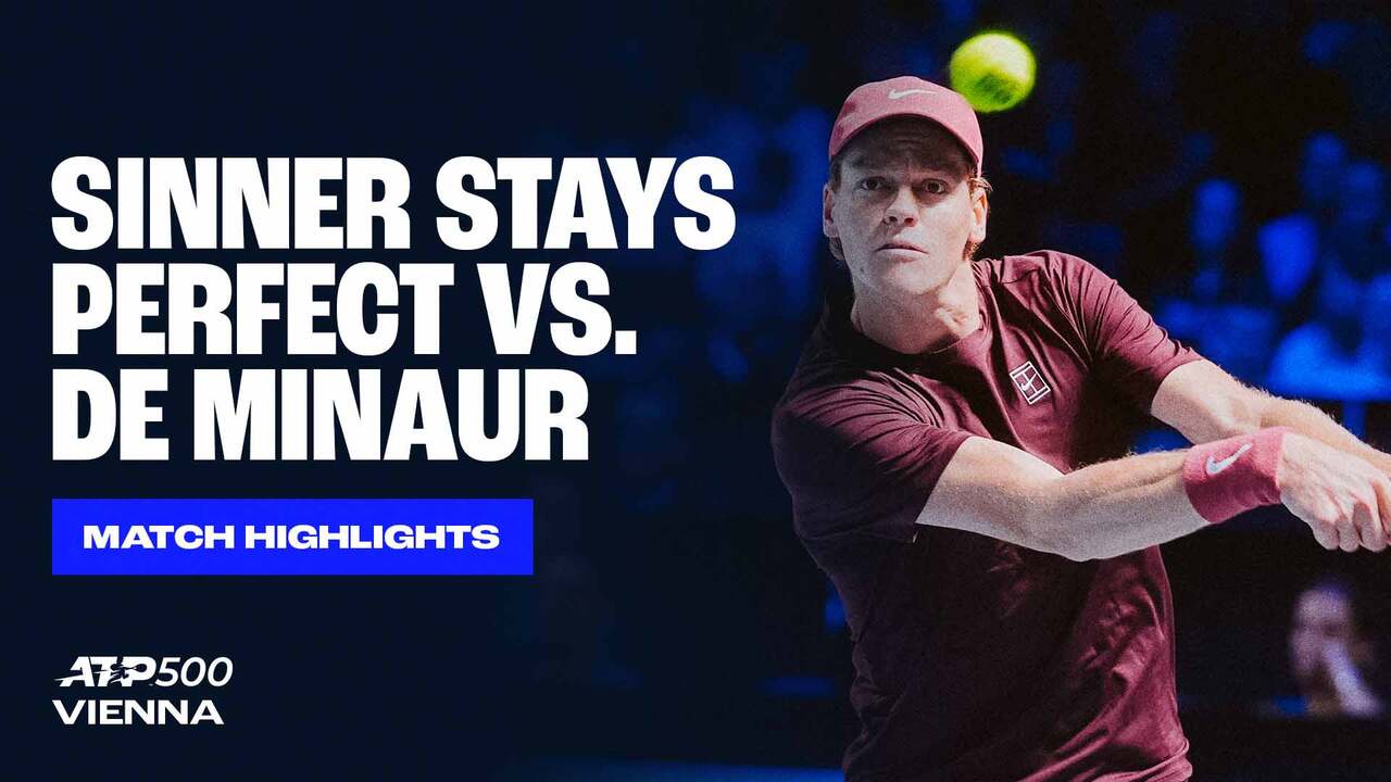 Highlights: Sinner downs De Minaur to reach Vienna final