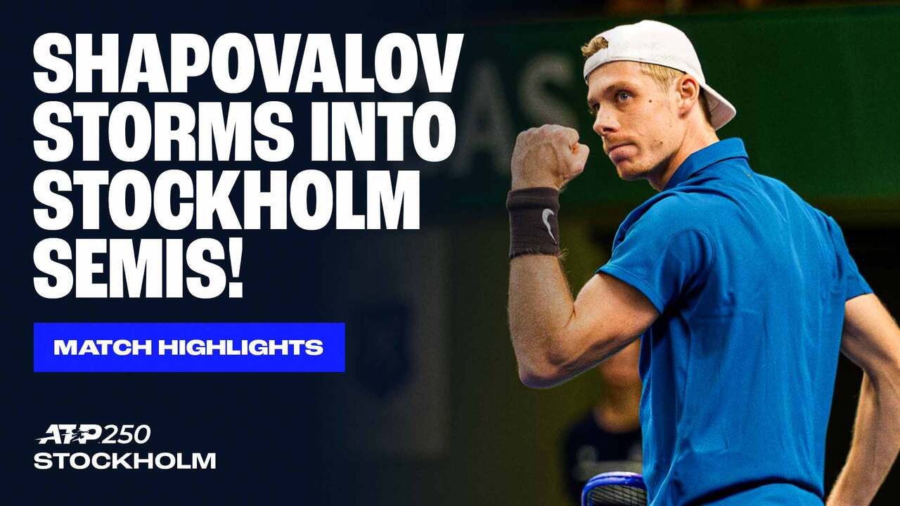Highlights: Shapovalov clinches dramatic win against home hope Ymer in Stockholm QFs