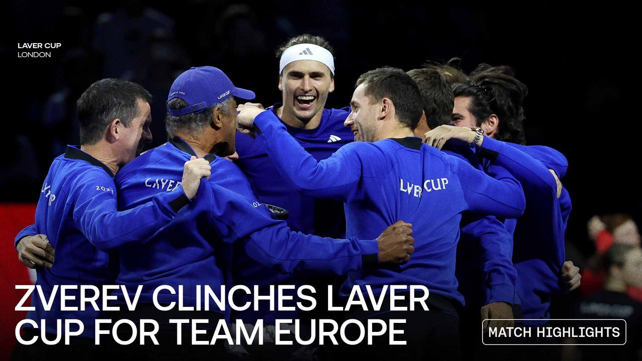Highlights: Zverev defeats Tien to clinch Laver Cup for Team Europe