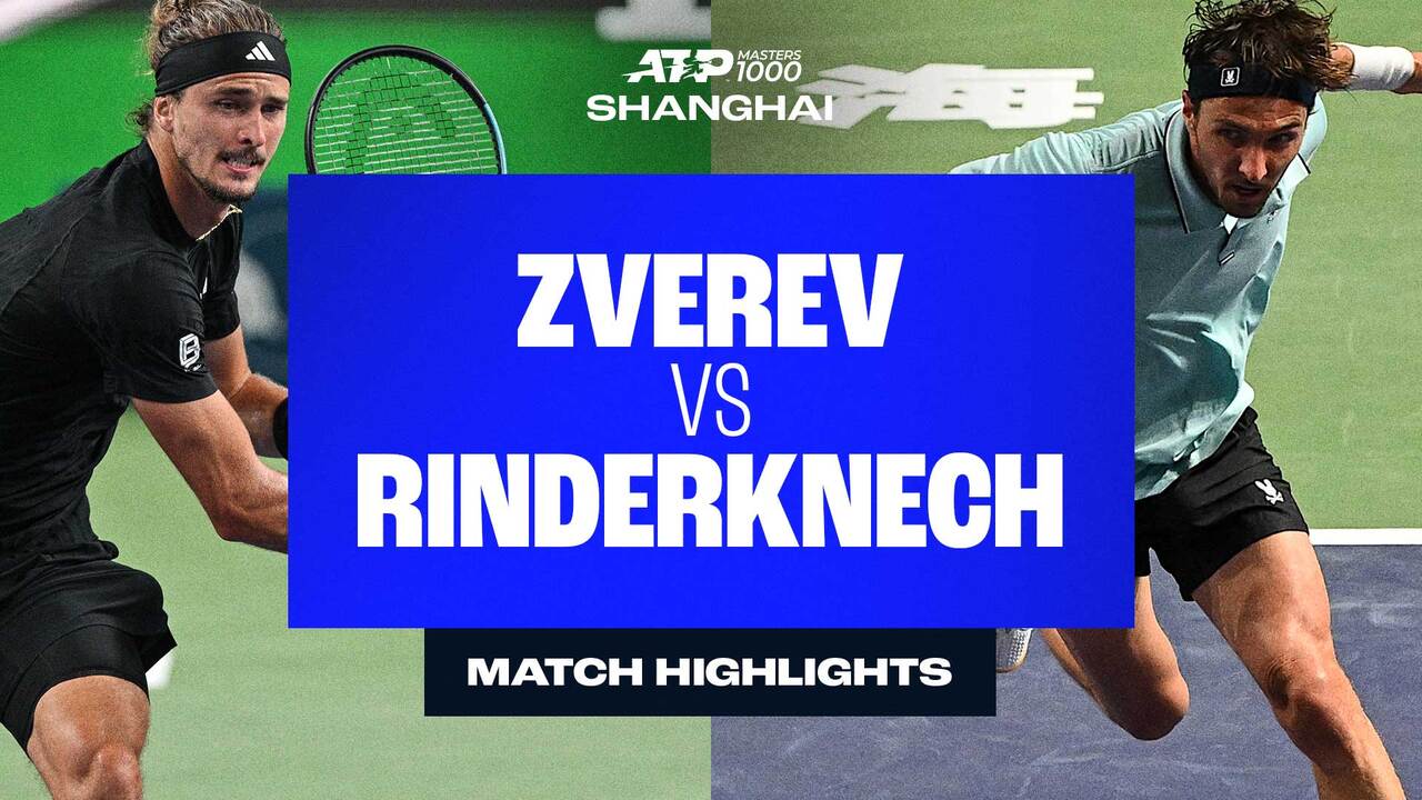 Highlights: Rinderknech upsets Zverev in Shanghai